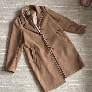 Abercrombie & Fitch Camel Dad Coat